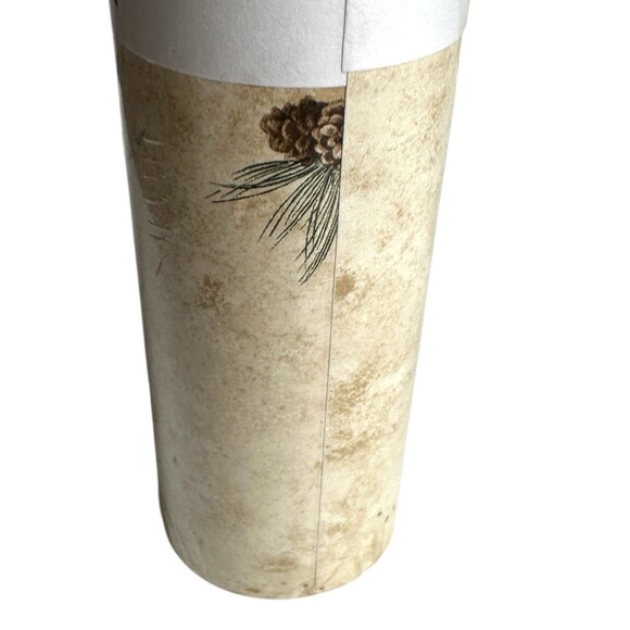 Vintage Pinecone Wallpaper Roll Rustic Cabin Lodge Nature Neutral Textured Look - Picture 1 of 14